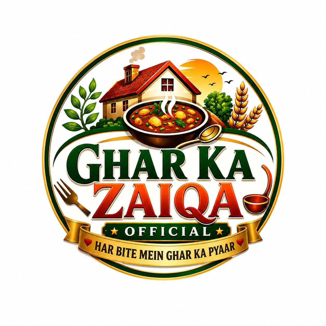 Ghar Ka Zaiqa Official logo